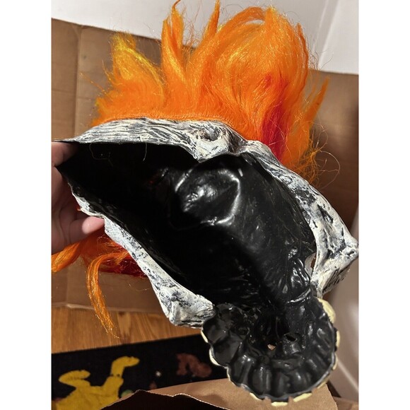 Marvel Disguise 2004 Ghost Rider Mask Halloween Cosplay Good Condition - Picture 4 of 5